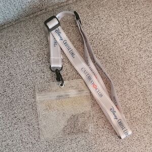 Disney Cruise Line Lanyard with Clear ID Holder